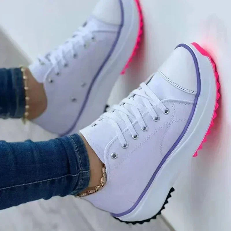 Valenzora | Leinwand-Sneakers zum Schnüren für die Freizeit