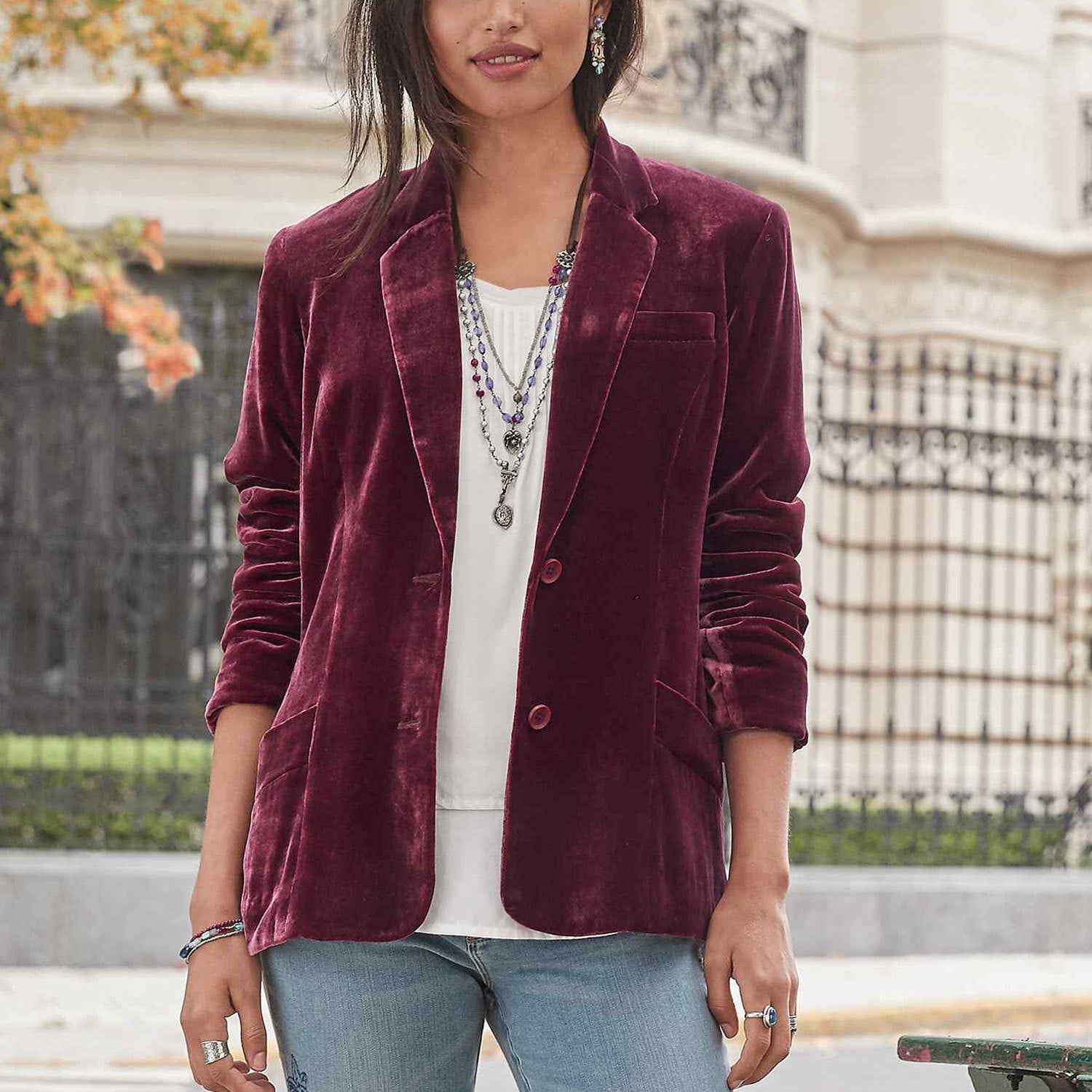 Valenzora | Vintage-Fashion-Blazer-Jacke