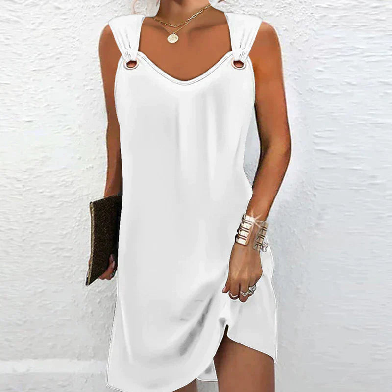 Valenzora - Sleeveless dress with spaghetti straps