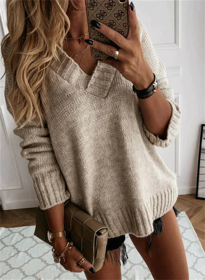 Valenzora | V-neck sweater