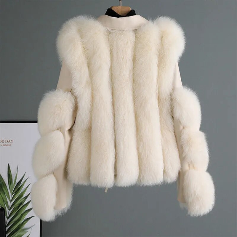 Valenzora™ - Luxuriöse Lederpelzjacke [Letzter Rabatt-Tag]