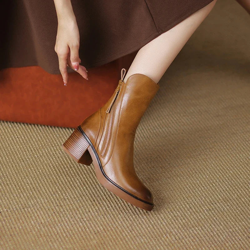 Valenzora | Elegante Stiefel aus hochwertigem Leder