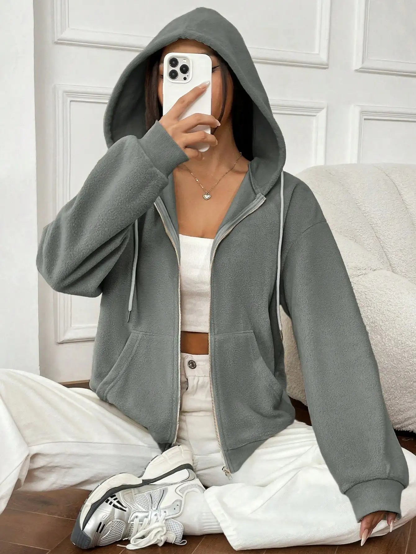 Valenzora | Hooded jacket with zipper