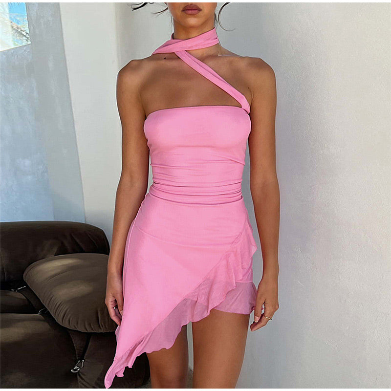 Valenzora - Sleeveless mini dress