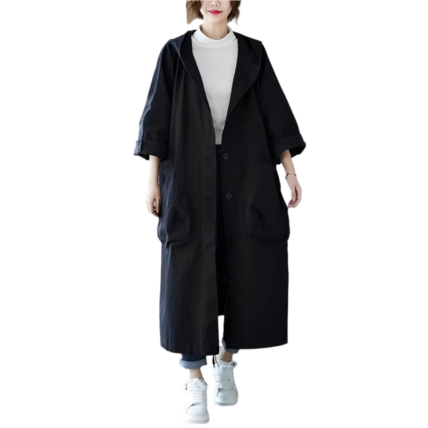 Valenzora | Oversized Windbreaker mit Taschen