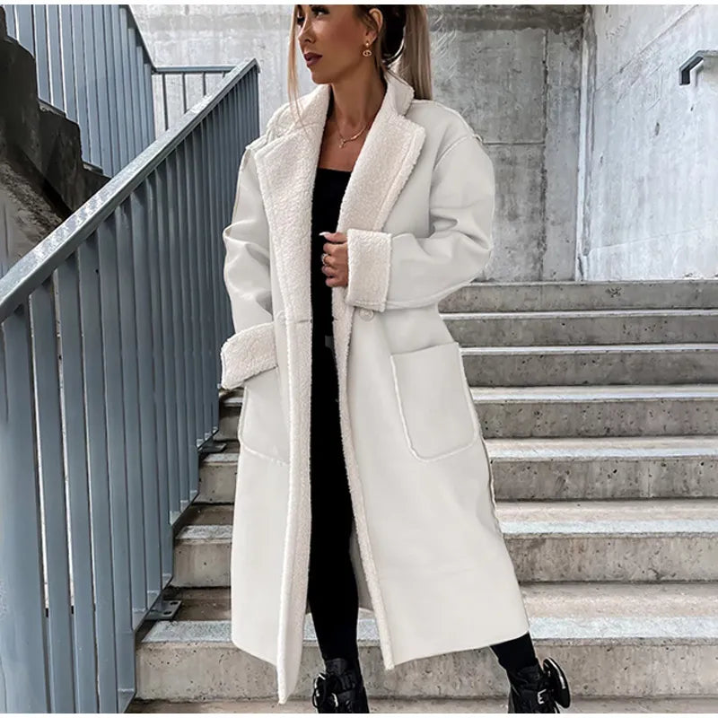 Lederjacke mit Fell
