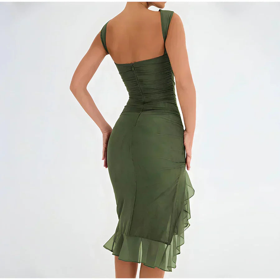 Amira™ | Midikleid mit Rüschen