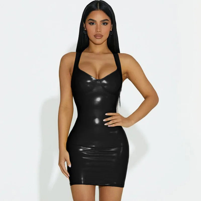Valenzora | Latexkleid mit verstellbaren Trägern