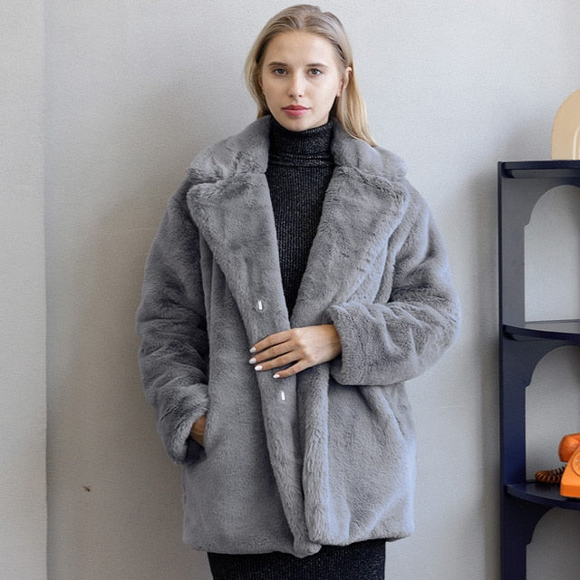 Valenzora Faux Fur Jacket | Perfect for the coming winter