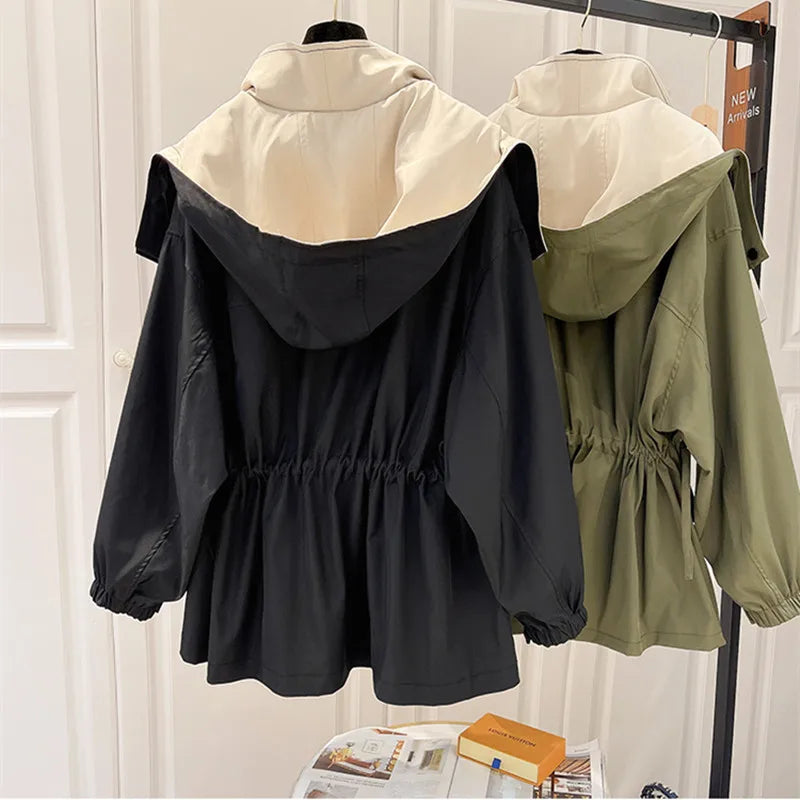 Valenzora | Stylischer wasserabweisender Trenchcoat