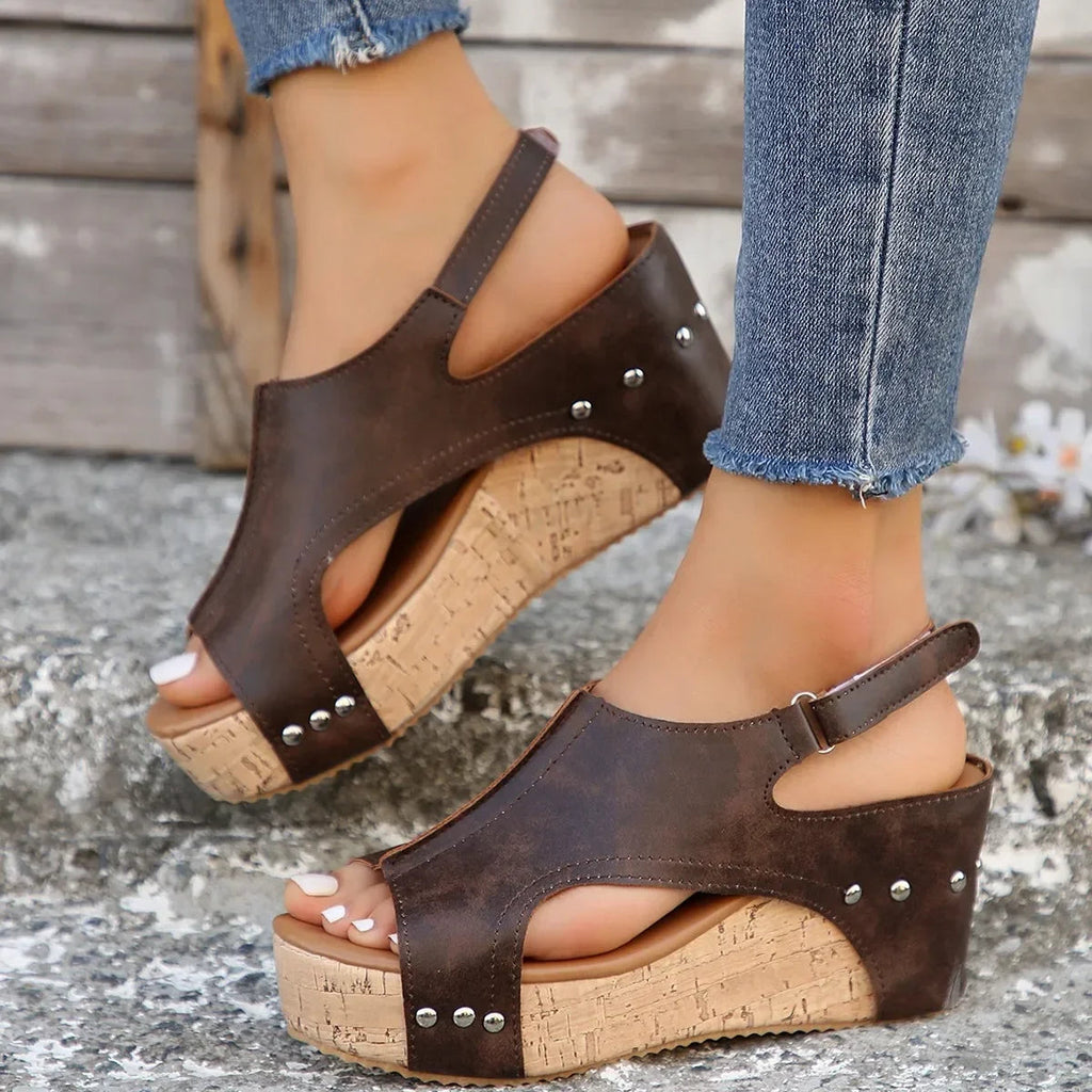 Valenzora | Lissy Damen-Ledersandalen