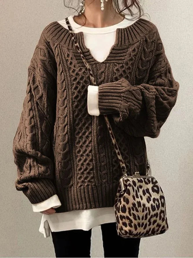 Valenzora | Warm women's sweater | Knitted