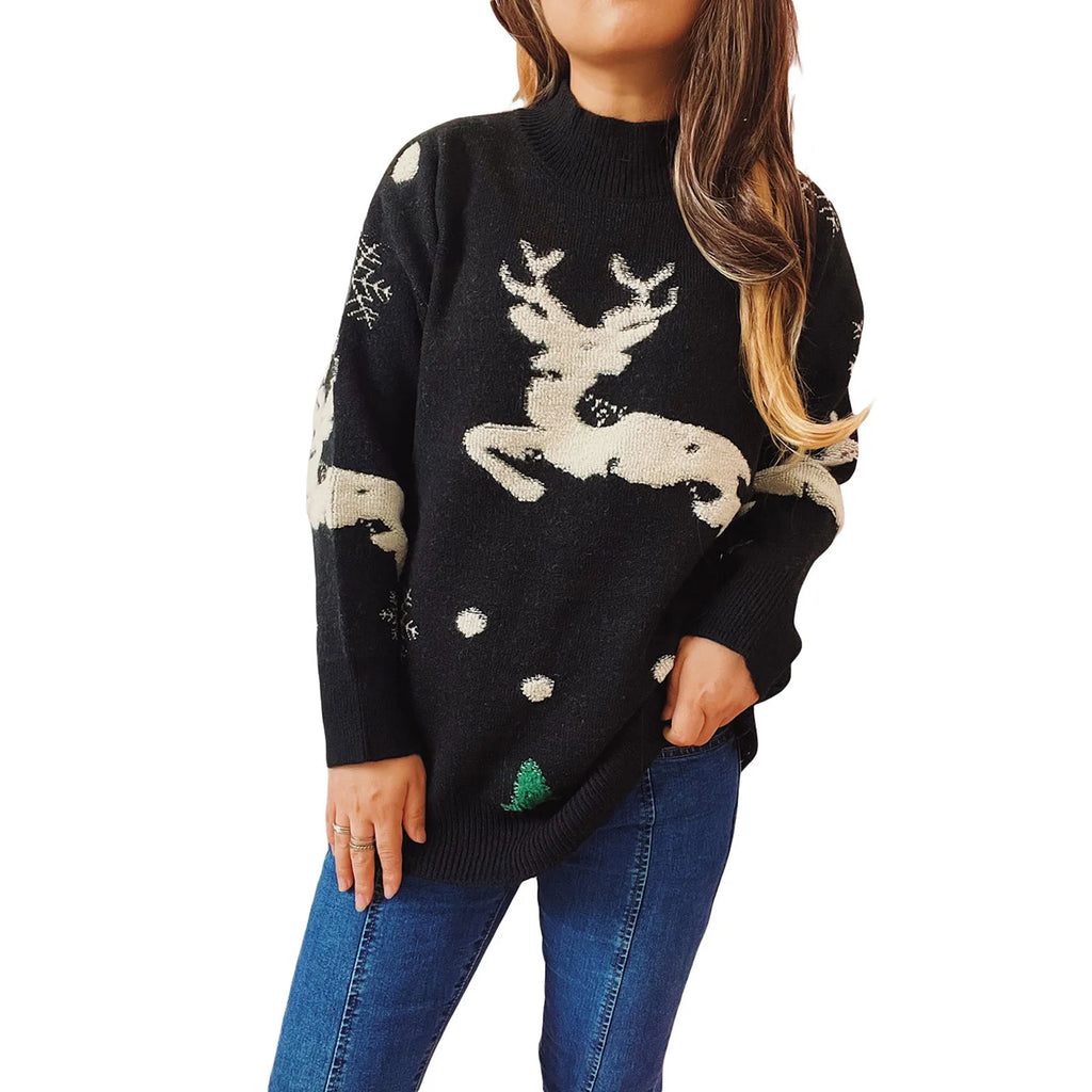 Valenzora - Ugly Christmas sweater - High neck and long sleeves