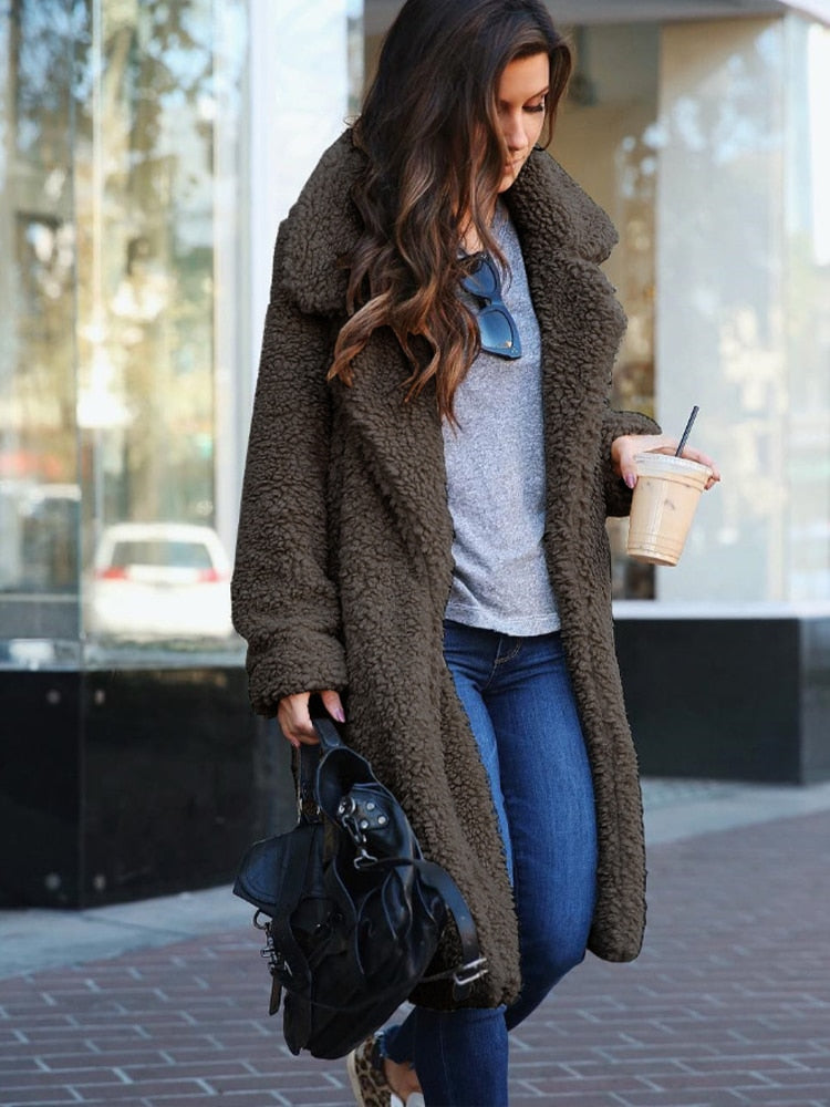 Valenzora Classica: soft long coat for stylish appearances
