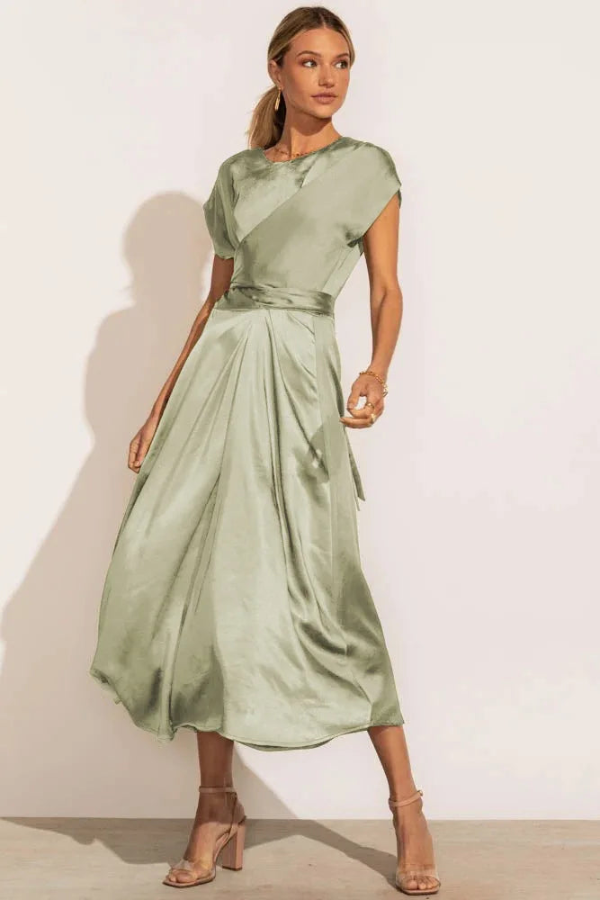 Valenzora | Elegant party dress made of satin silk