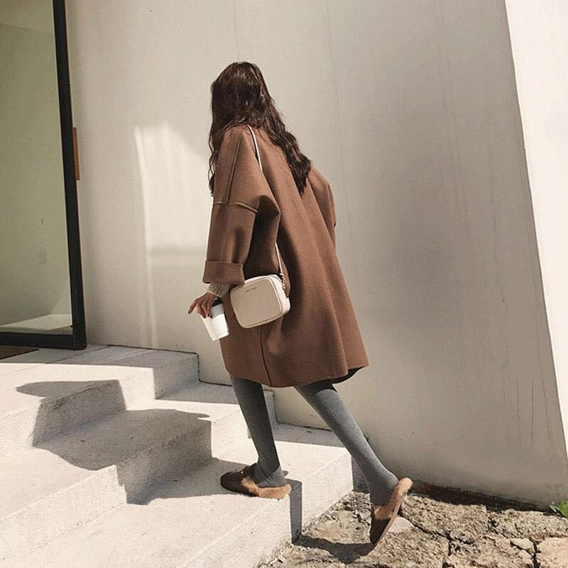 Valenzora | Eleganter, locker geschnittener Woll-Trenchcoat für