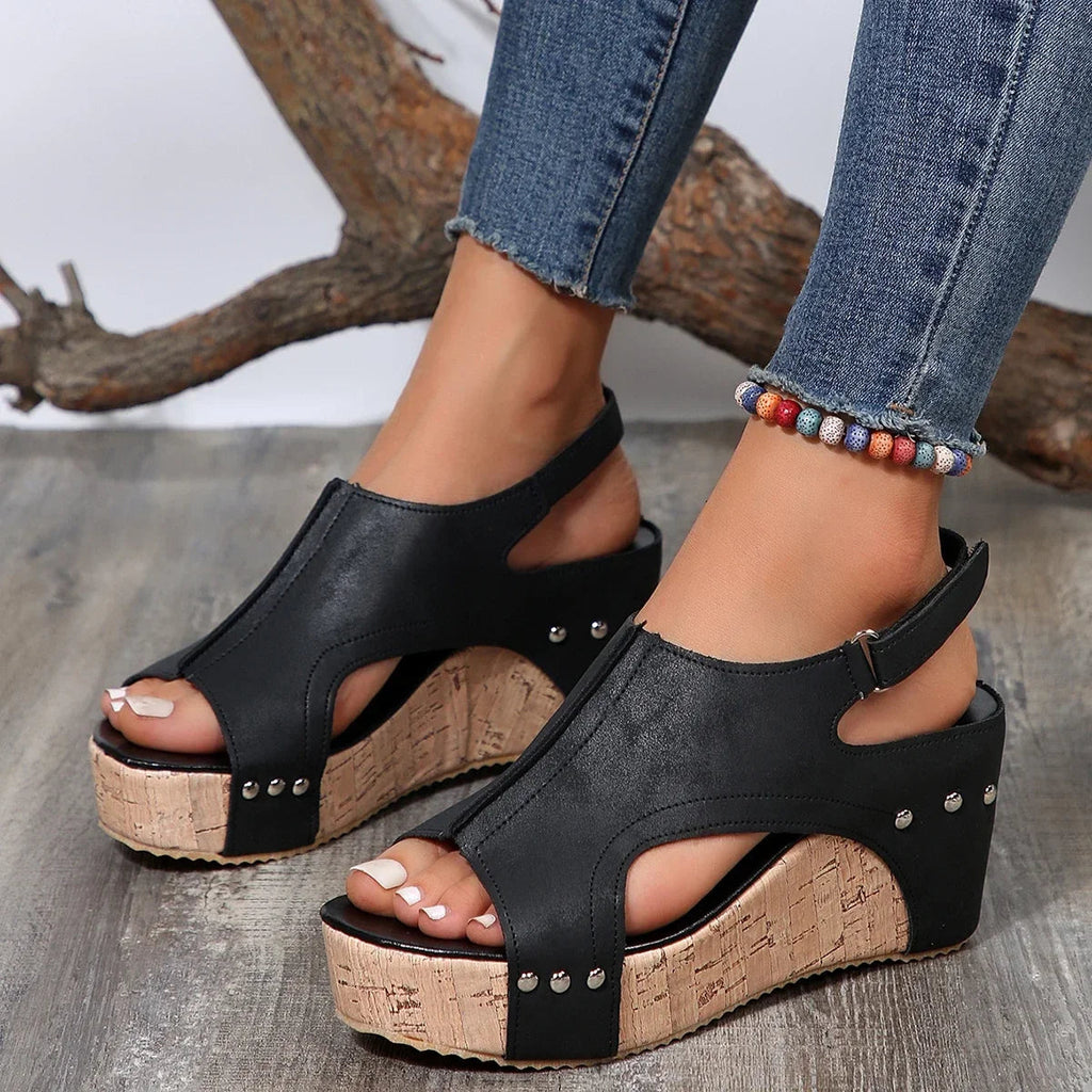 Valenzora | Lissy Damen-Ledersandalen