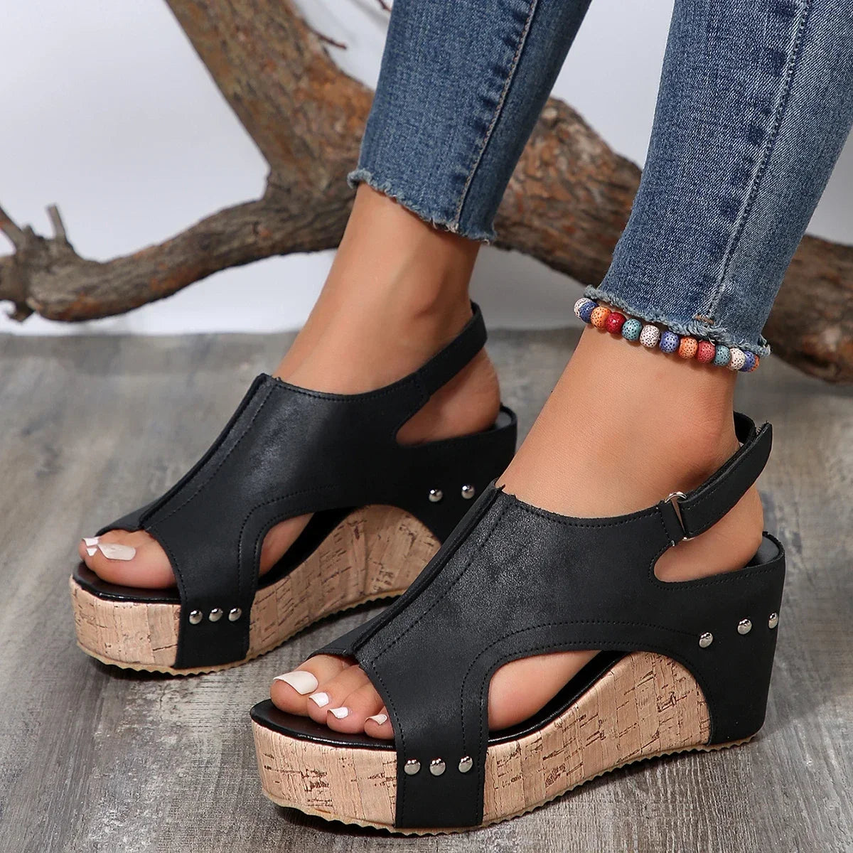Valenzora | Lissy Damen-Ledersandalen