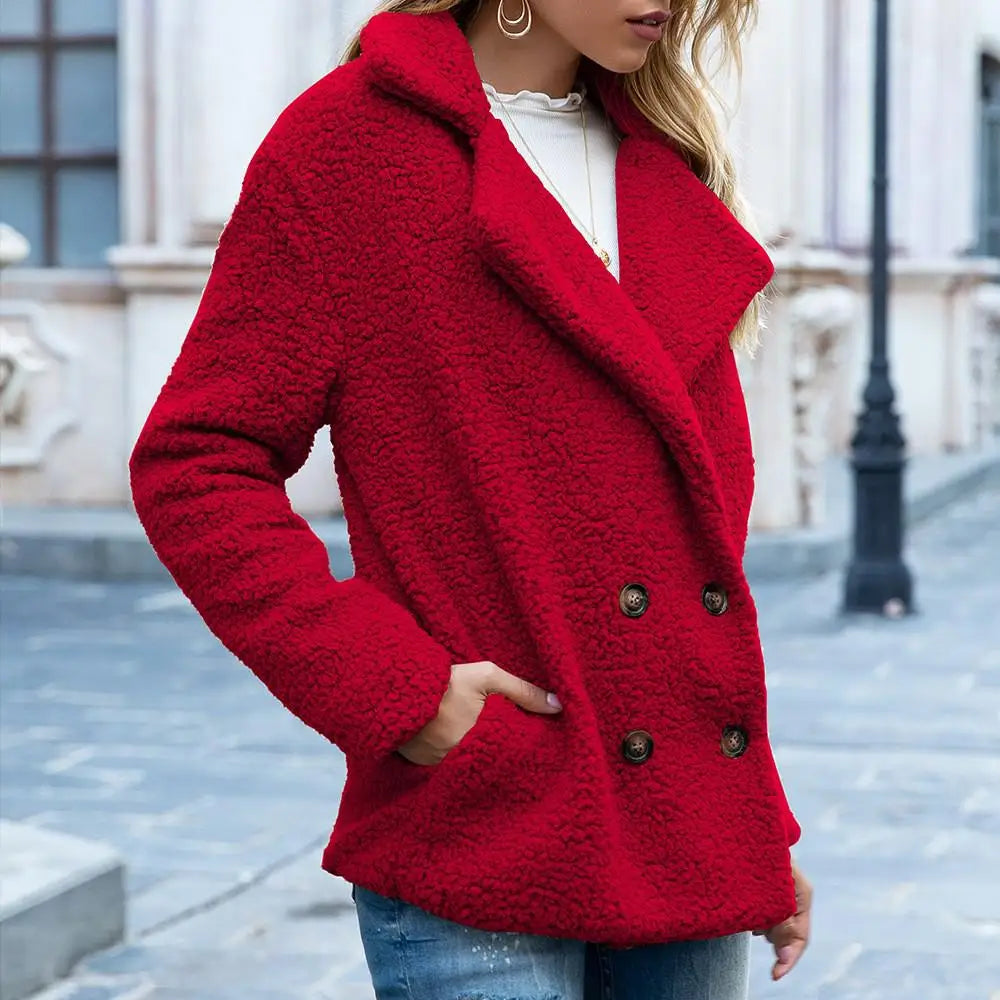 Valenzora – Damen Sherpa Mantel
