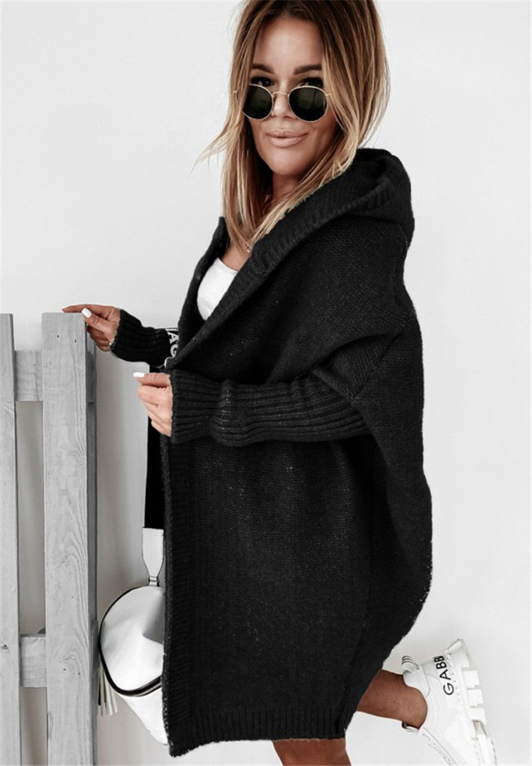 Valenzora | knitted cardigan - oversized women's sweater