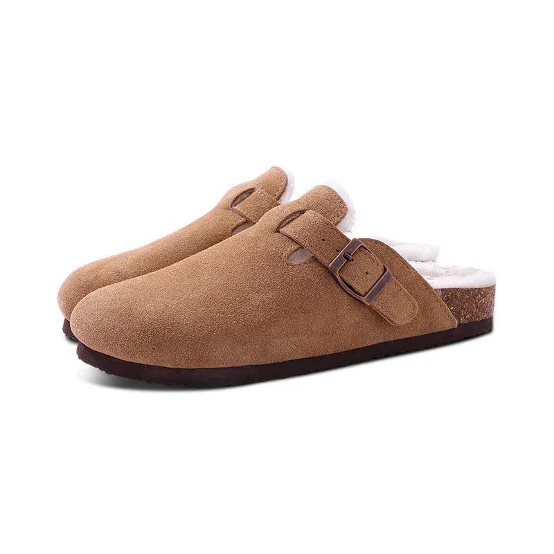 Valenzora | Women's mules – non-slip warm winter slippers