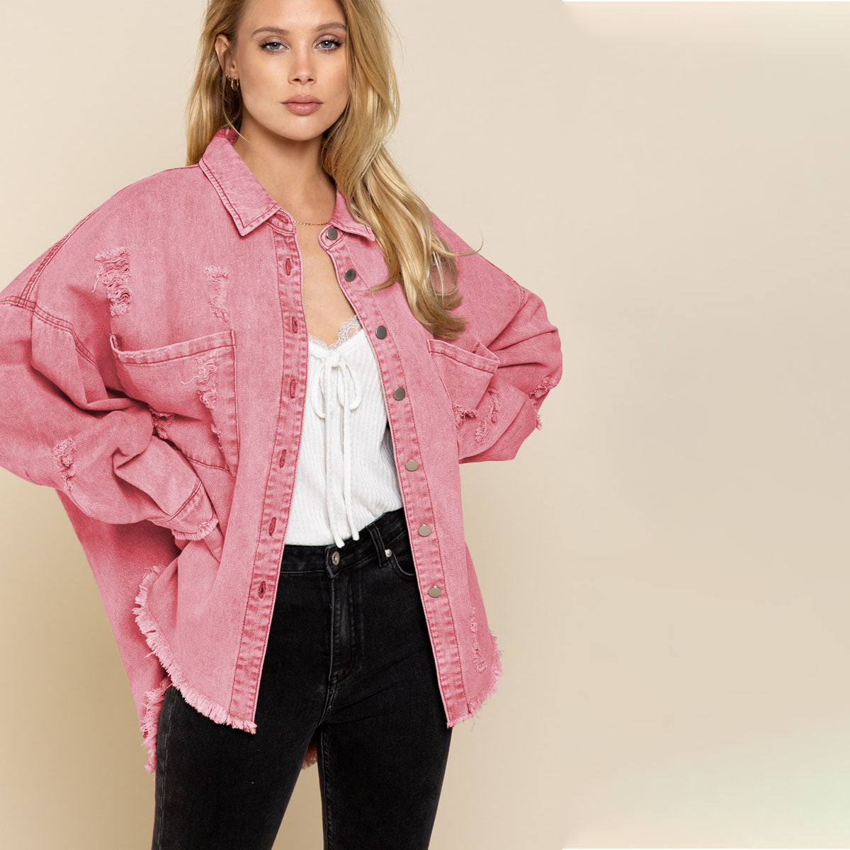 Valenzora | Trendige Jeansjacke für Damen – stilvoll und vielseitig