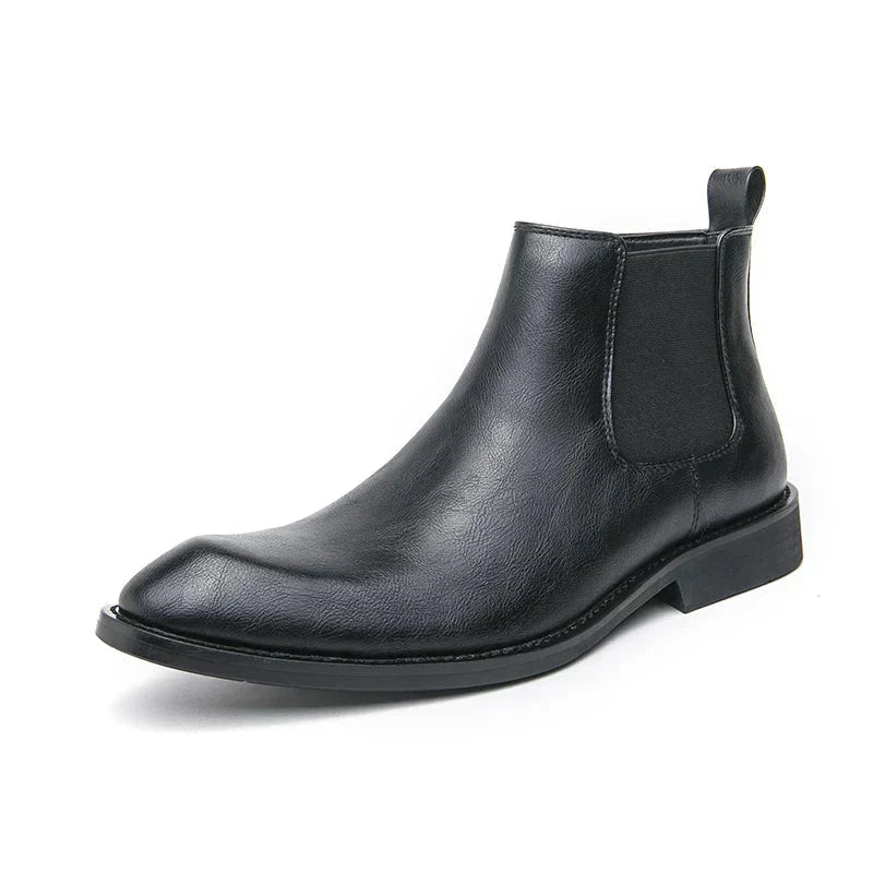 Valenzora | Lederstiefel mit Reißverschluss