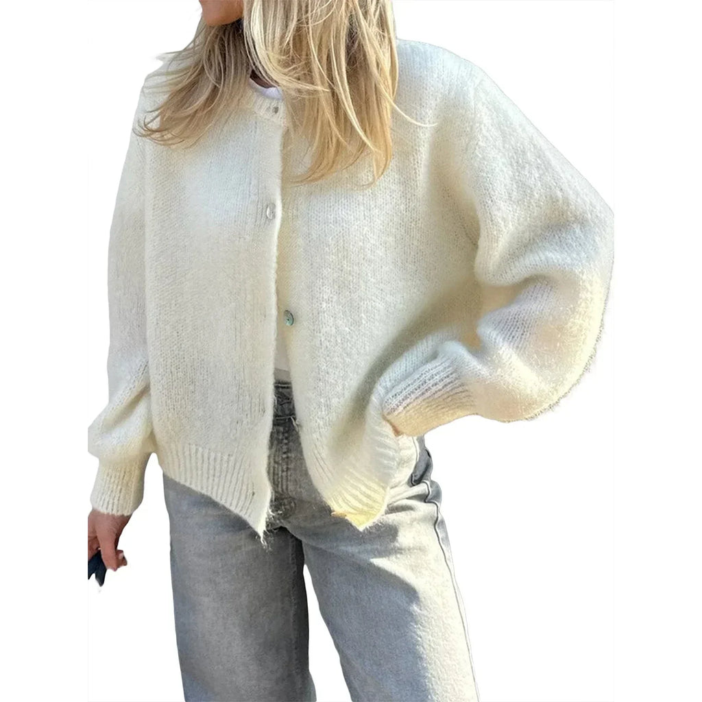 Valenzora | Long-sleeved knit cardigan