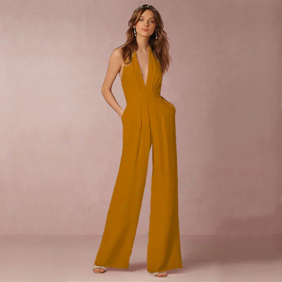 Valenzora | Elegant halterneck jumpsuit