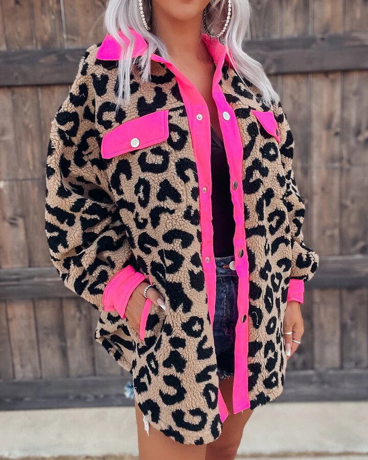 Valenzora - Fashion Leopard Coat