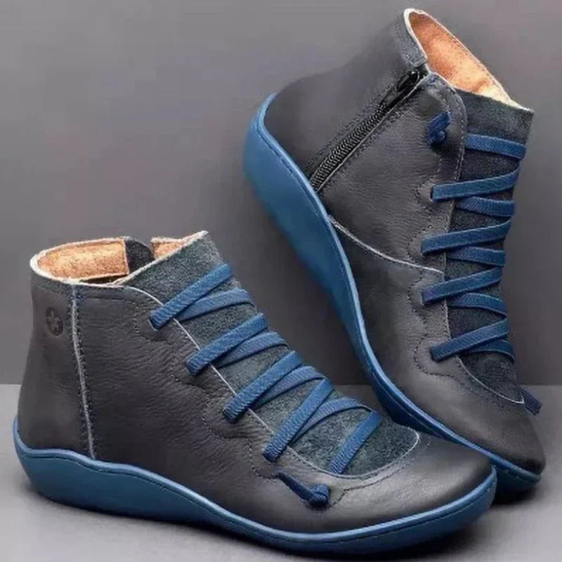 Valenzora - Damen Stiefeletten aus PU-Leder