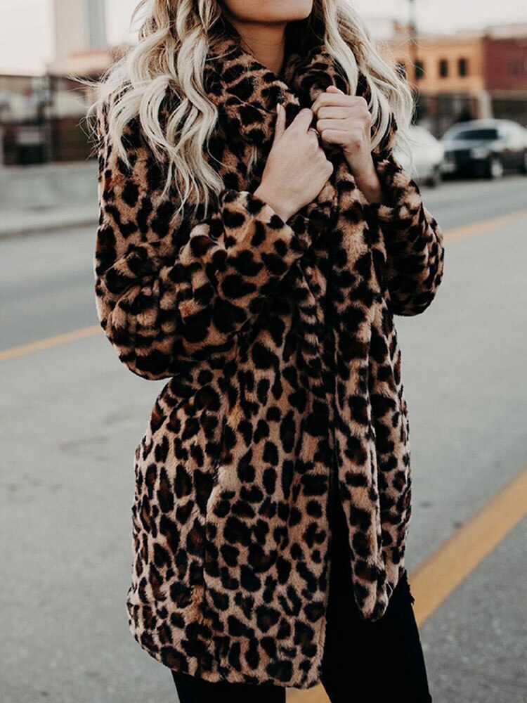 Valenzora – Damenjacke mit Leopardenmuster aus Kunstfell für einen kühnen, stilvollen Look