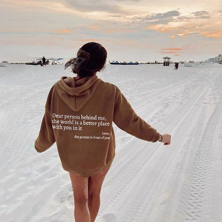 Angel - Dear person behind me Unisex Hoodie