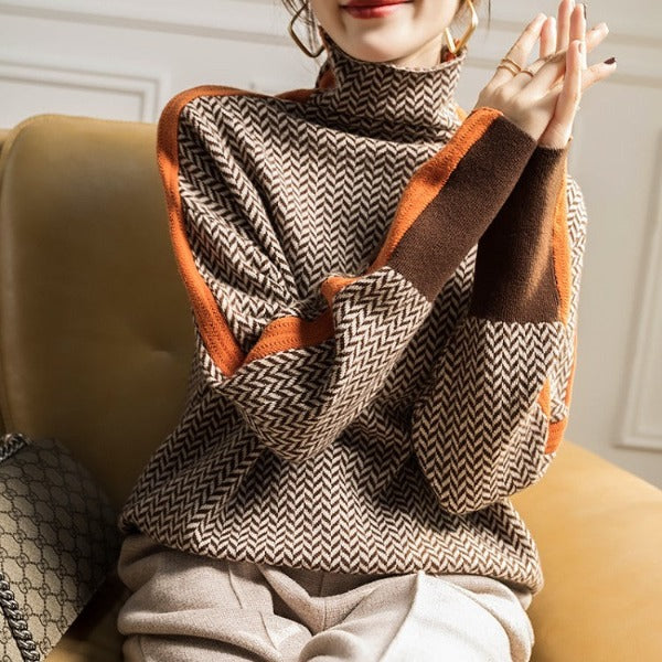 Valenzora - Striped winter sweater