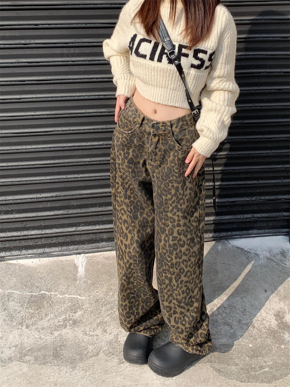 Valenzora | Modische Leoparden-Jeans für Damen