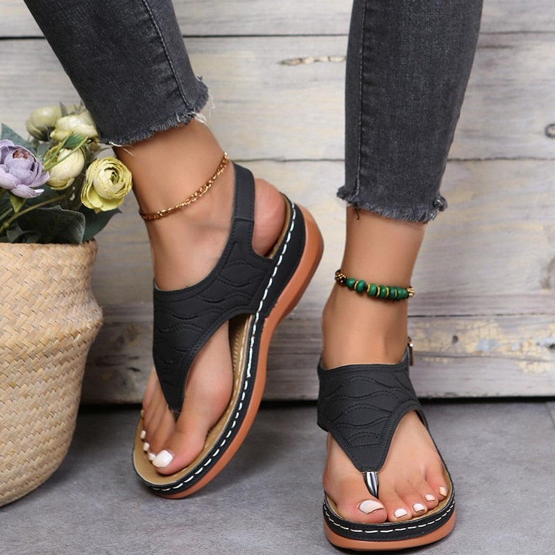 Valenzora | Damen-Sandalen mit ergonomischem Fußbett