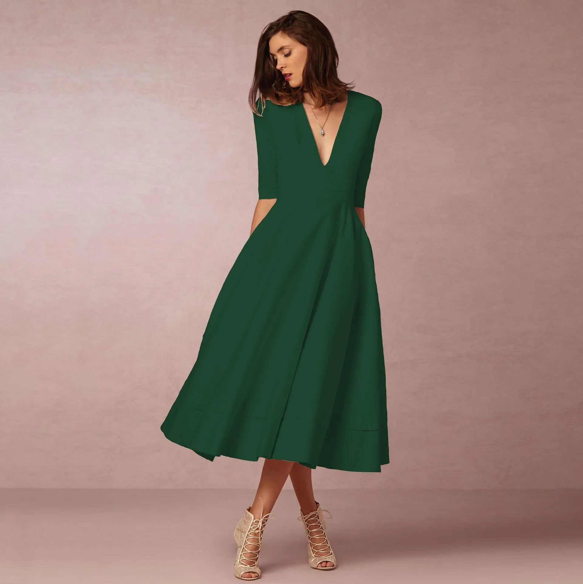 Valenzora | Elegantes langes Damenkleid