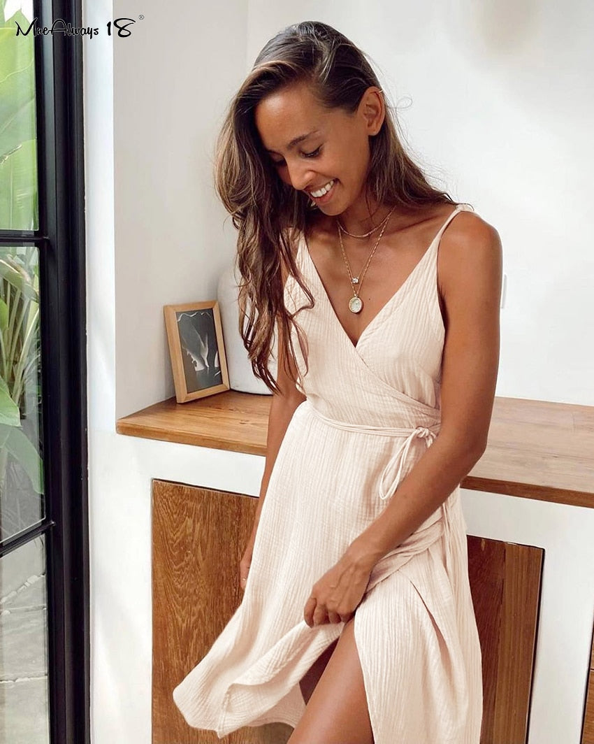 Valenzora | Spaghettiträger Sexy Sommerkleid