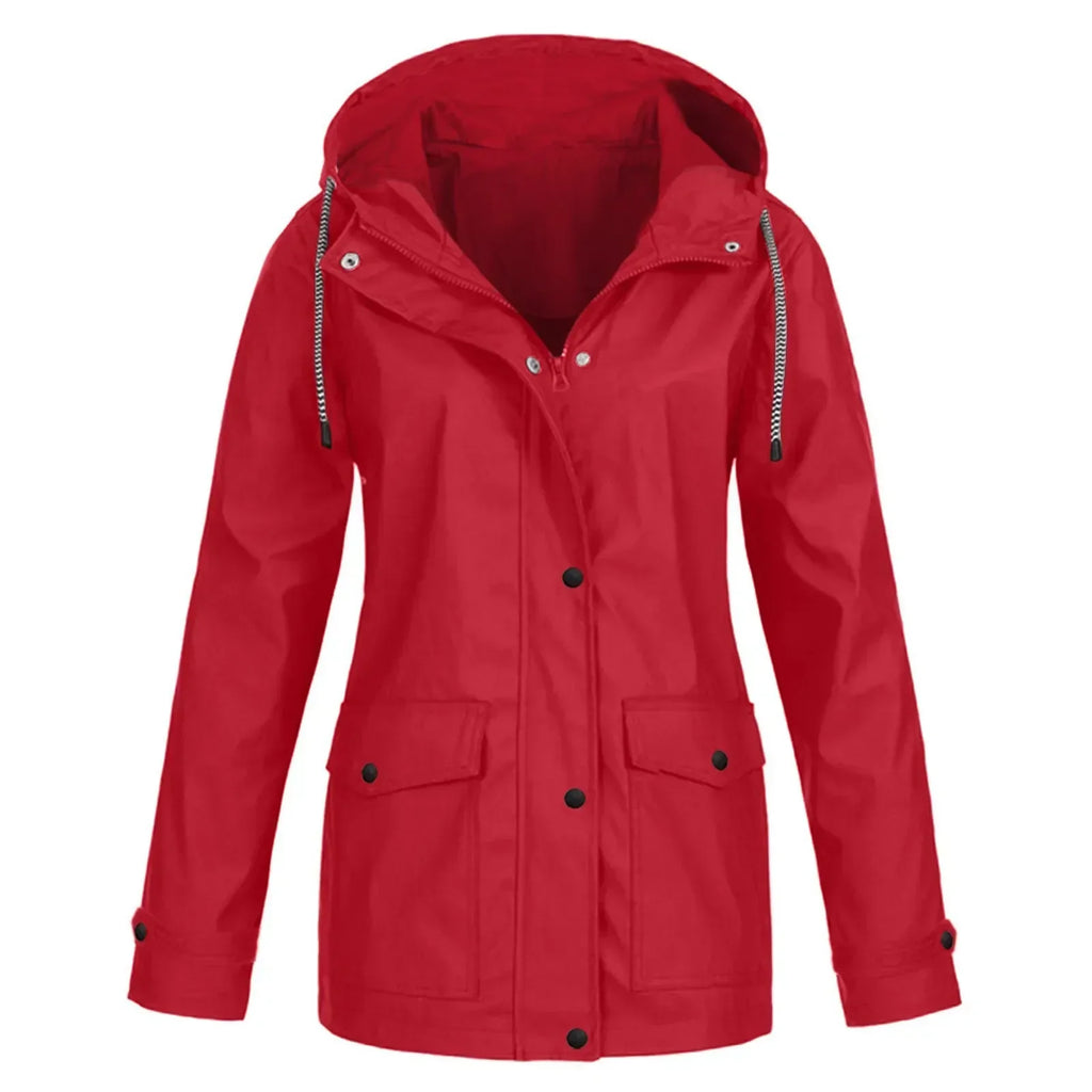 Valenzora | Lightweight rain jacket with hood