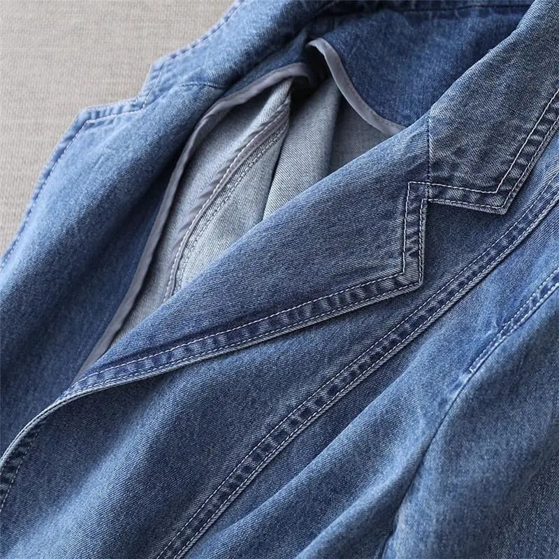 Valenzora | Moderner Jeansblazer