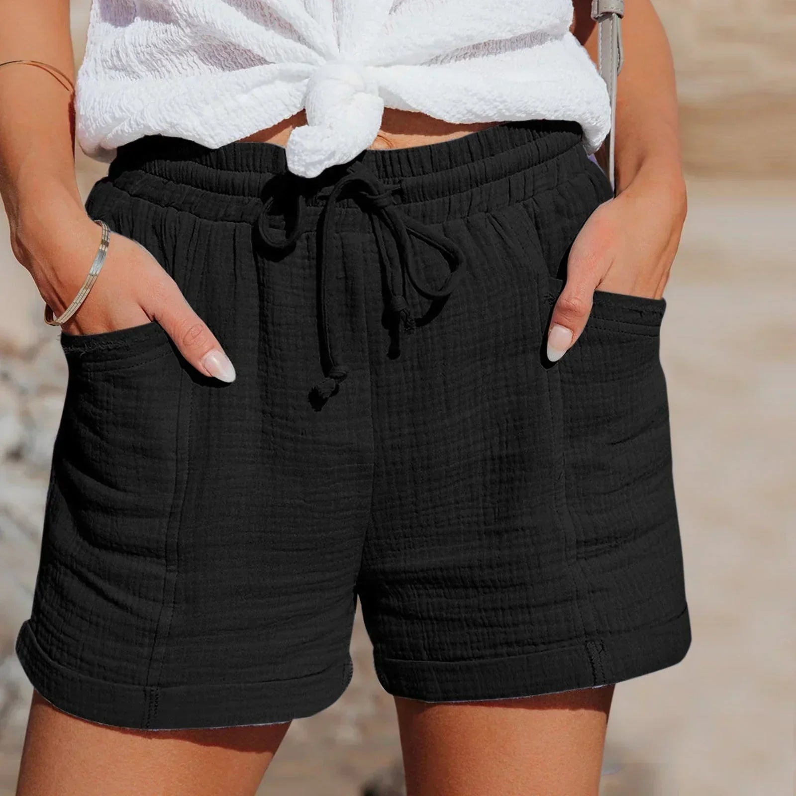 Valenzora | Cotton Summer Shorts