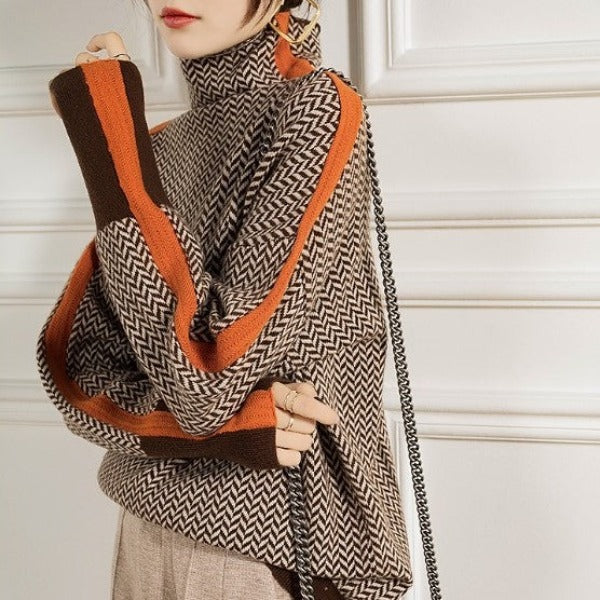 Valenzora - Striped winter sweater