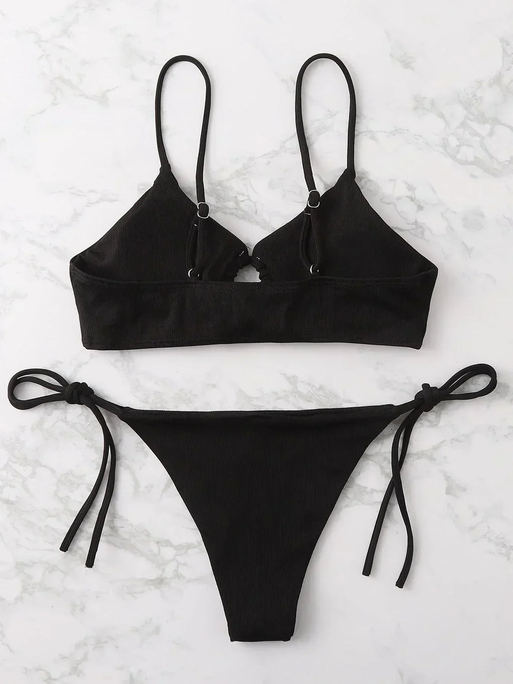 Valenzora | Sexy Bikini-Set für Frauen, Sommer-Bademode, feminines 2-teiliges Bikini-Set, Badebekleidung für Schwimmanzüge