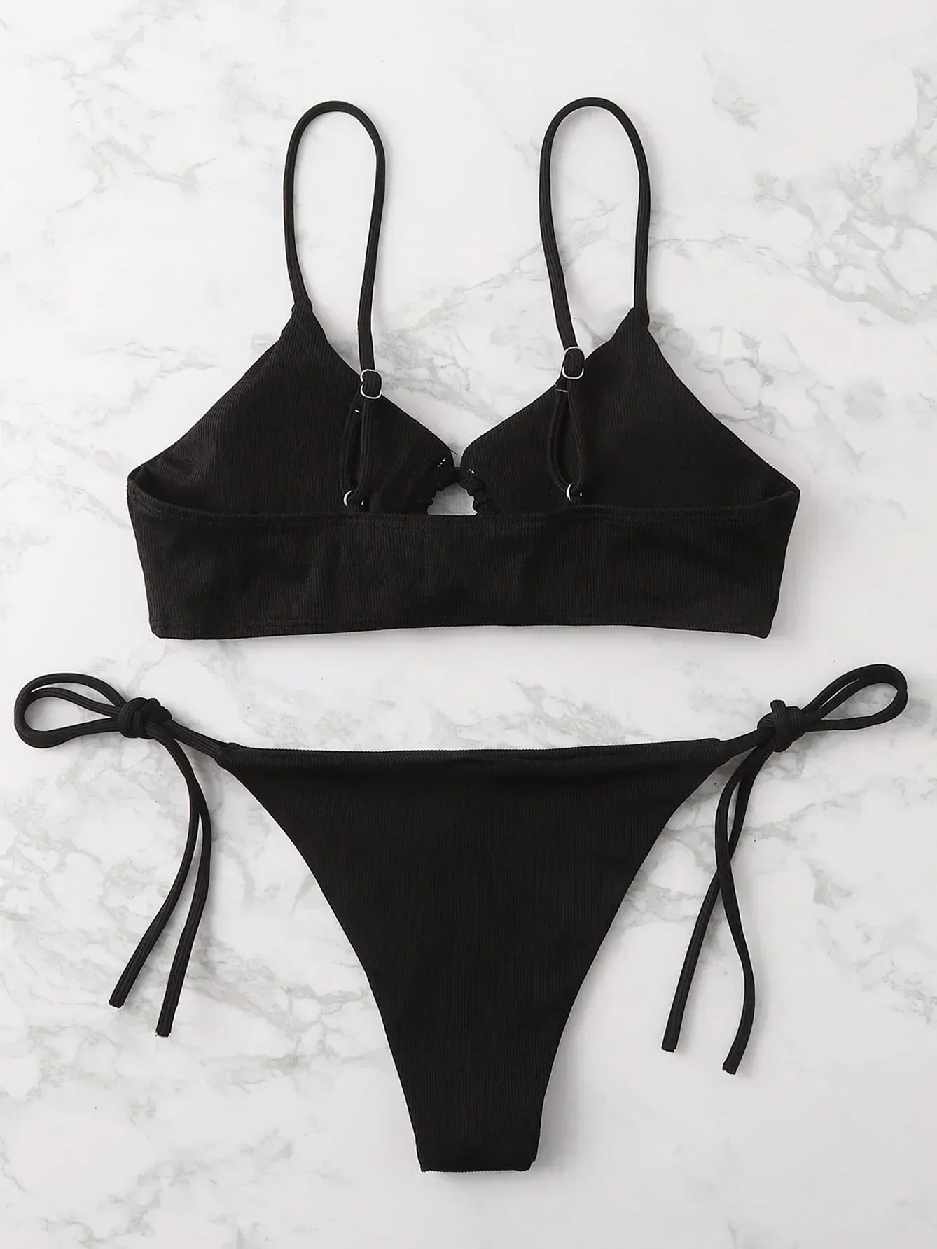 Valenzora | Sexy Bikini-Set für Frauen, Sommer-Bademode, feminines 2-teiliges Bikini-Set, Badebekleidung für Schwimmanzüge