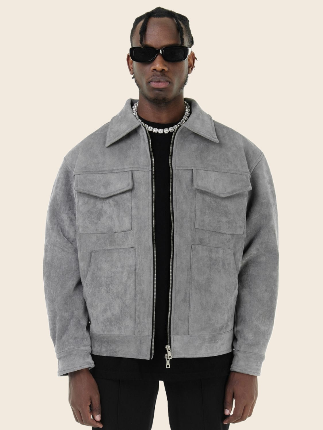 Valenzora | Streetwear Jacket with Cotton Blend for Comfortable Style