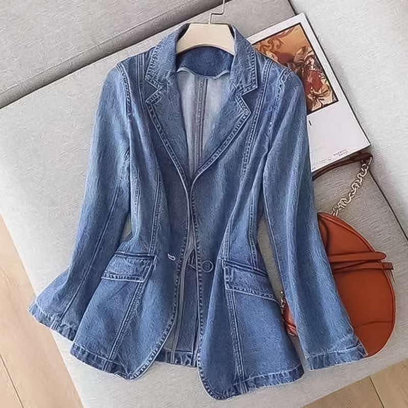 Valenzora | Moderner Jeansblazer