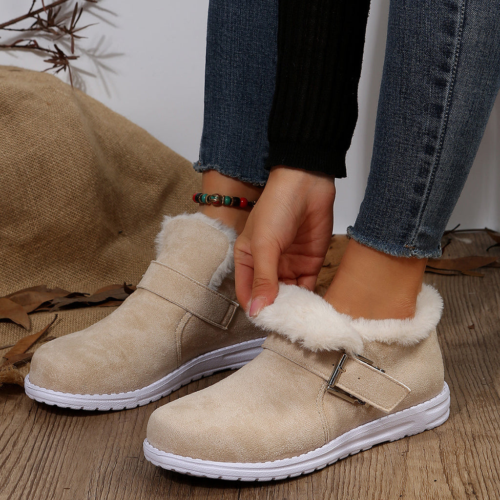 Valenzora | Flache Schneestiefel für stilvollen Winterkomfort für Damen