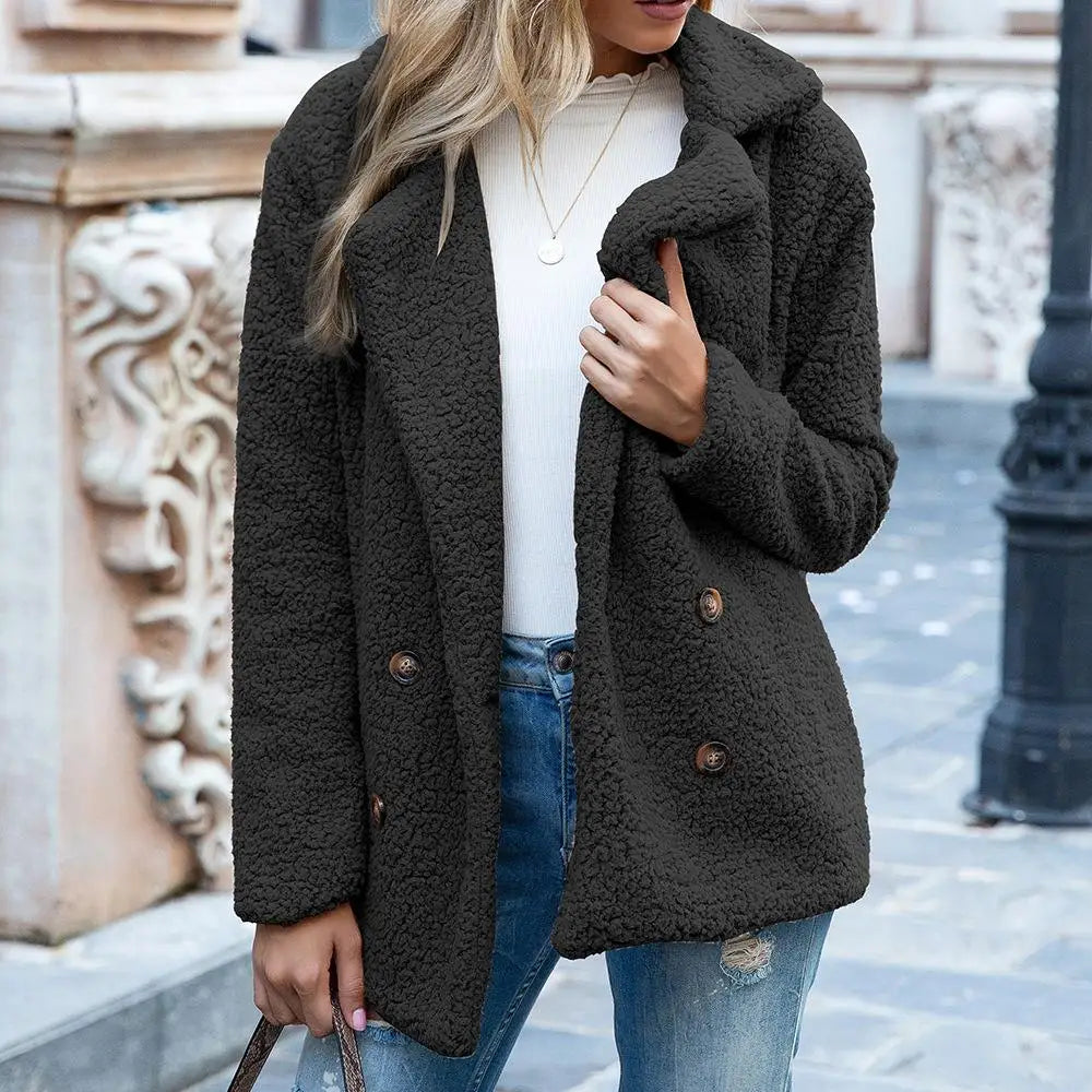 Valenzora – Damen Sherpa Mantel
