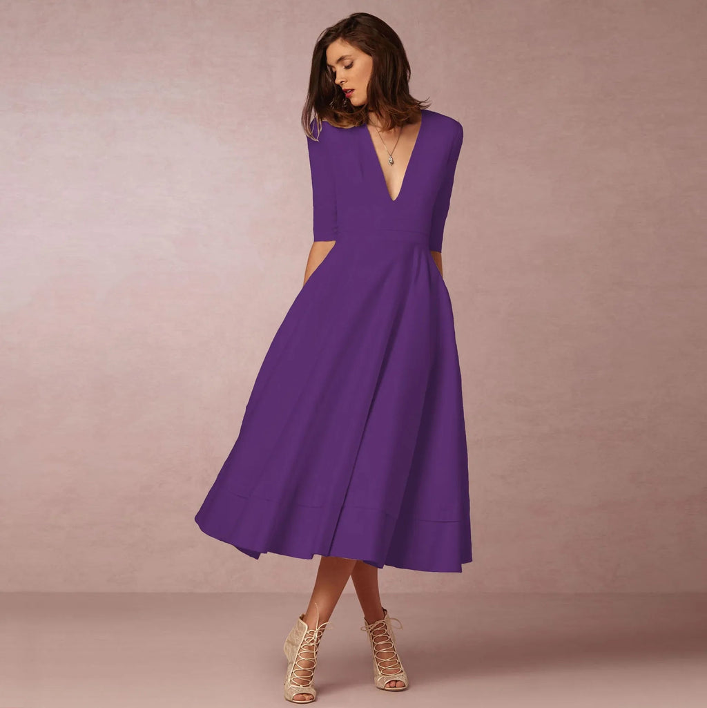 Valenzora | Elegantes langes Damenkleid