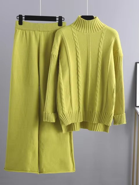 Valenzora | Modernes, elegantes zweiteiliges Strickset